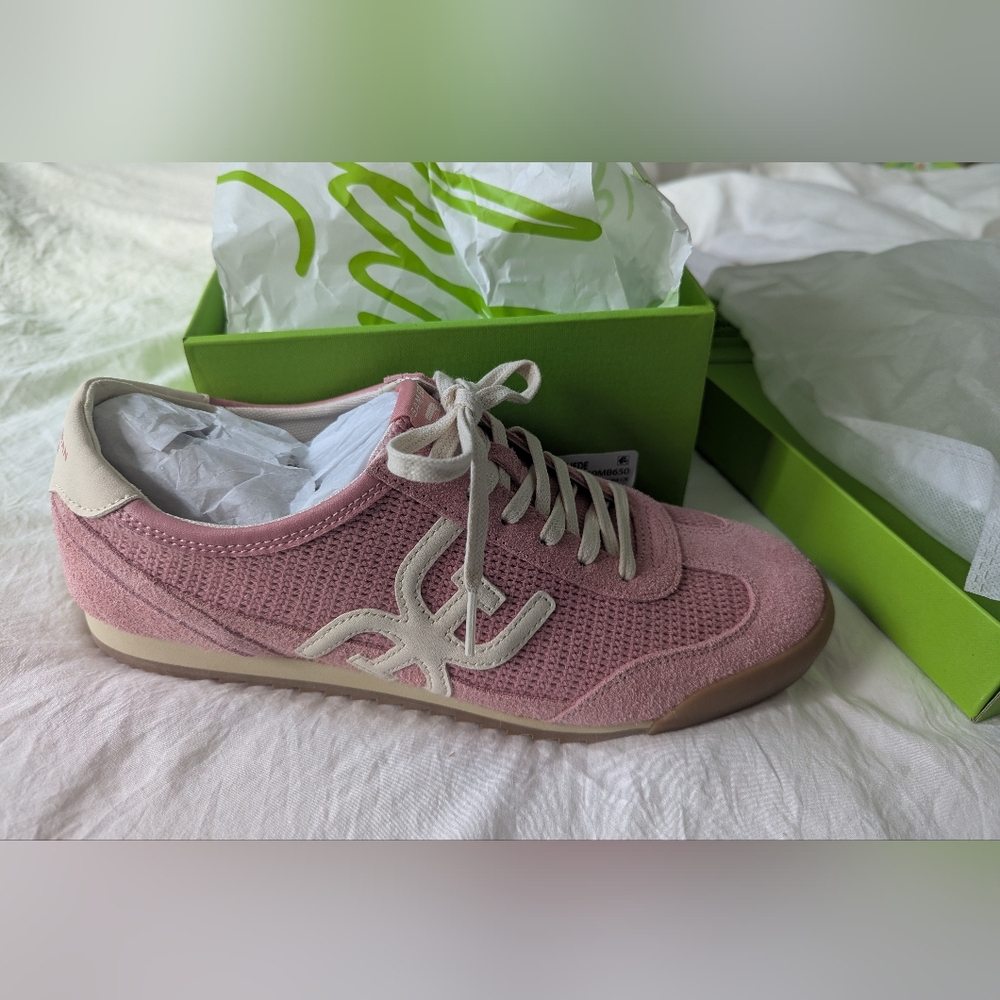 Sam Edelman Pink and Cream Women's Sneakers